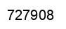 Number 727908 black image