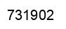 Number 731902 black image