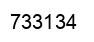 Number 733134 black image