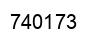 Number 740173 black image