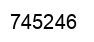 Number 745246 black image