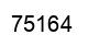Número 75164 imagen negro