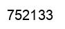 Número 752133 imagen negro