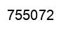 Number 755072 black image