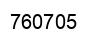 Number 760705 black image