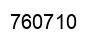 Number 760710 black image