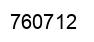 Number 760712 black image