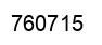 Number 760715 black image