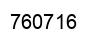 Number 760716 black image