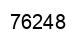 Número 76248 imagen negro