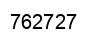 Number 762727 black image
