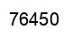 Número 76450 imagen negro
