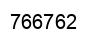 Number 766762 black image
