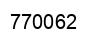 Number 770062 black image