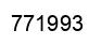 Number 771993 black image