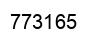 Number 773165 black image