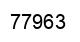 Number 77963 black image