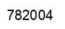 Number 782004 black image