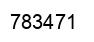 Number 783471 black image
