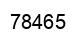 Número 78465 imagen negro