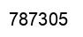 Number 787305 black image