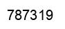 Number 787319 black image