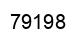 Number 79198 black image