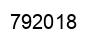 Number 792018 black image