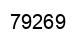 Número 79269 imagen negro