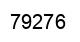 Número 79276 imagen negro