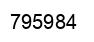 Number 795984 black image