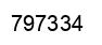 Number 797334 black image