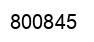 Número 800845 imagen negro