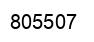 Number 805507 black image