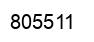 Number 805511 black image