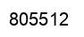 Number 805512 black image