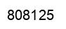 Número 808125 imagen negro