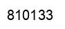 Number 810133 black image