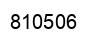 Number 810506 black image