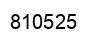 Número 810525 imagen negro