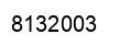 Number 8132003 black image