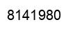 Number 8141980 black image