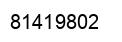 Number 81419802 black image