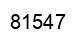 Number 81547 black image