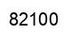 Number 82100 black image
