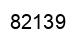 Number 82139 black image