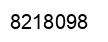 Number 8218098 black image
