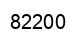 Number 82200 black image