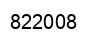 Number 822008 black image