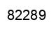 Número 82289 imagen negro